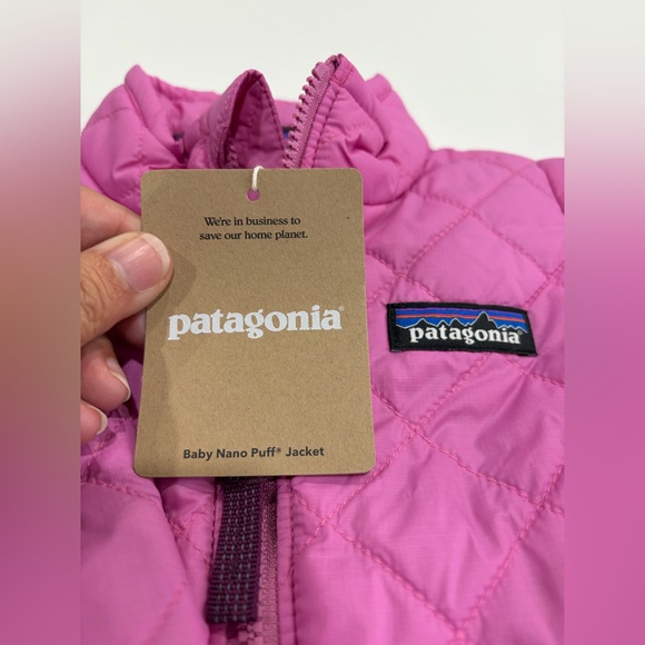 Patagonia Infants' 3-6 Mo. Nano Puff Jacket Toddlers' Baby Insulated Pink NWT - Picture 4 of 7